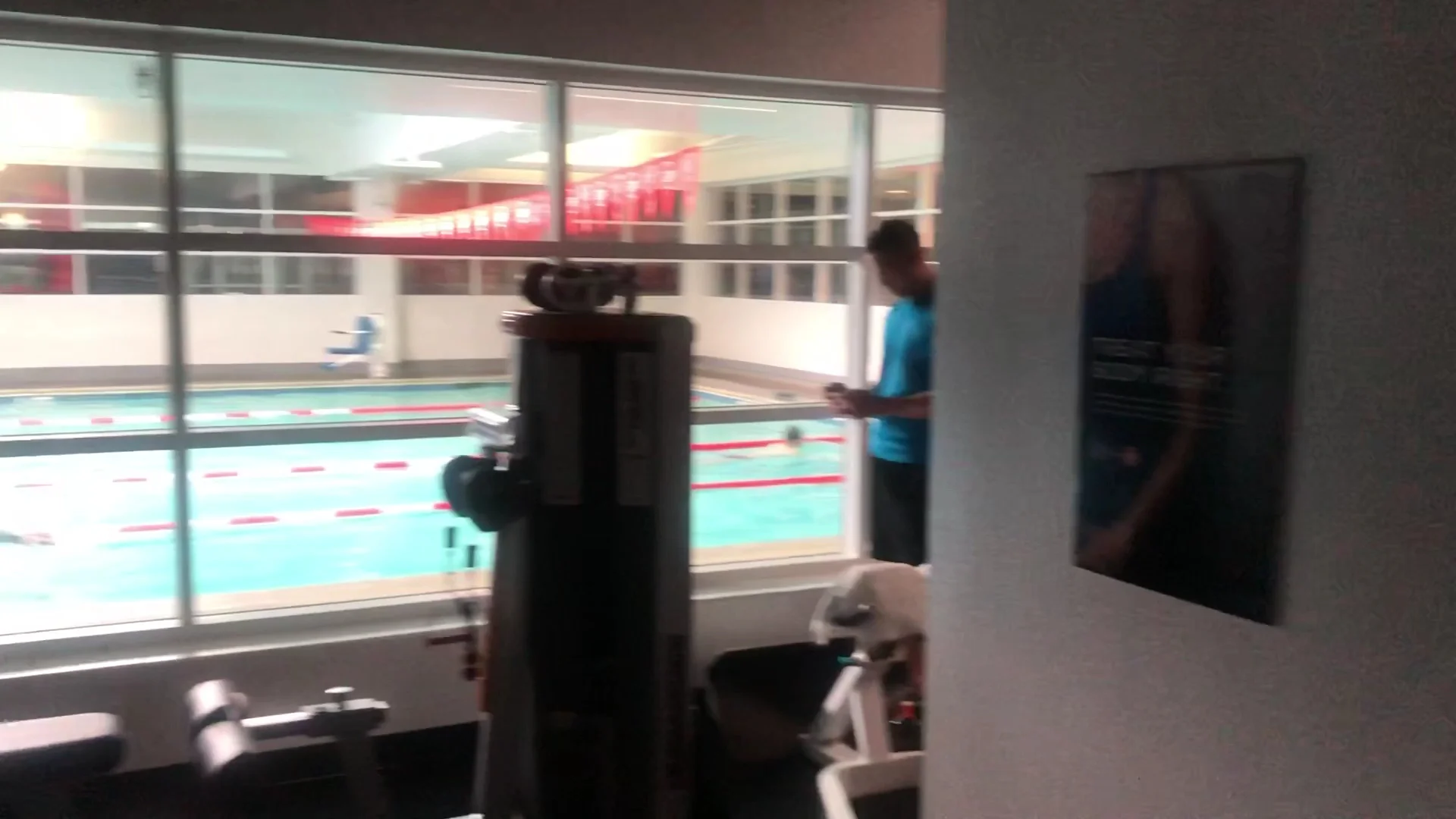 Group fitness studio