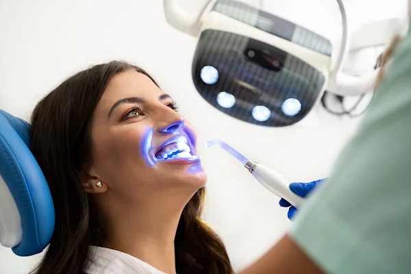 Teeth whitening before and after