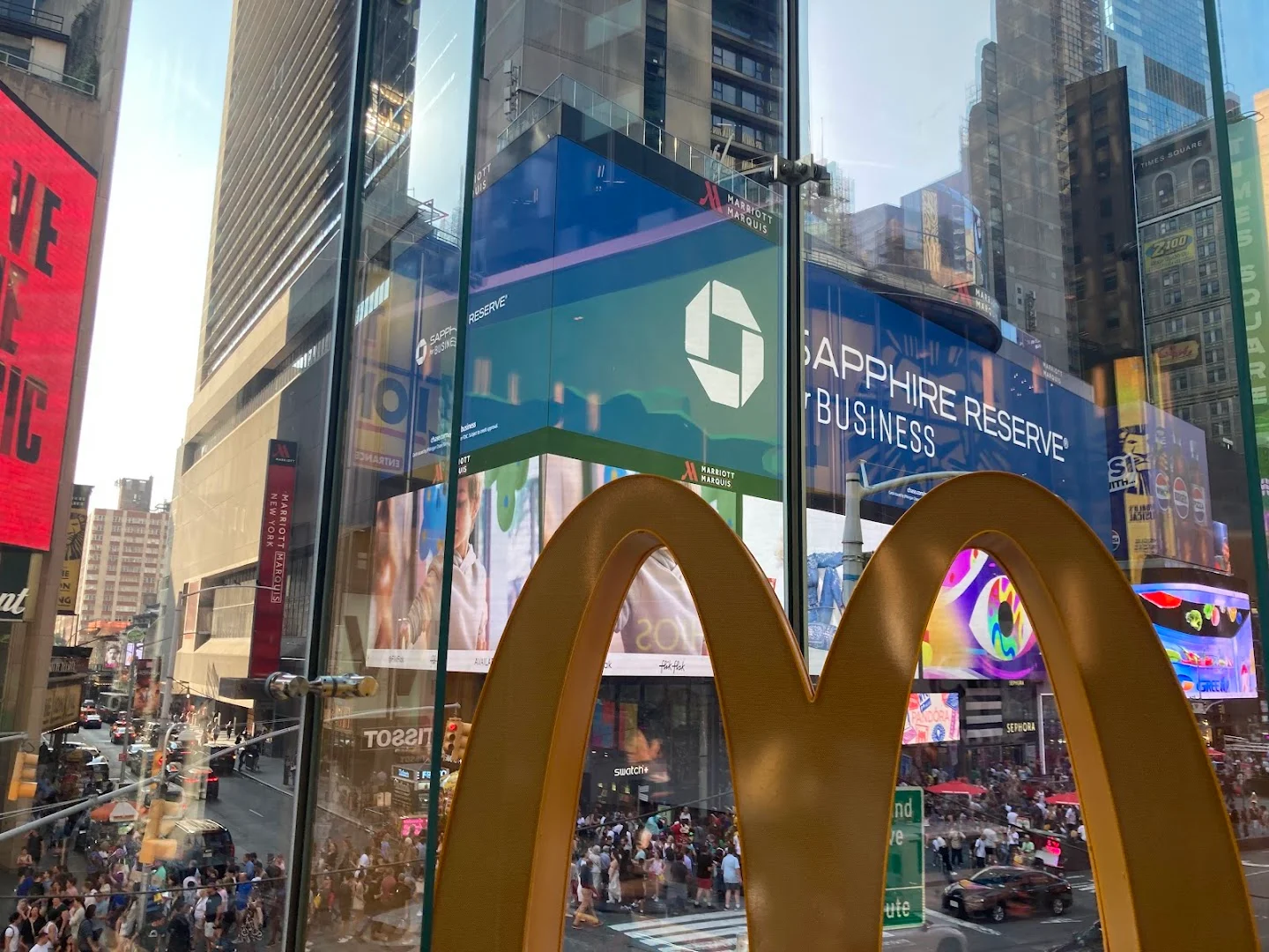 McDonald's counter and kiosk
